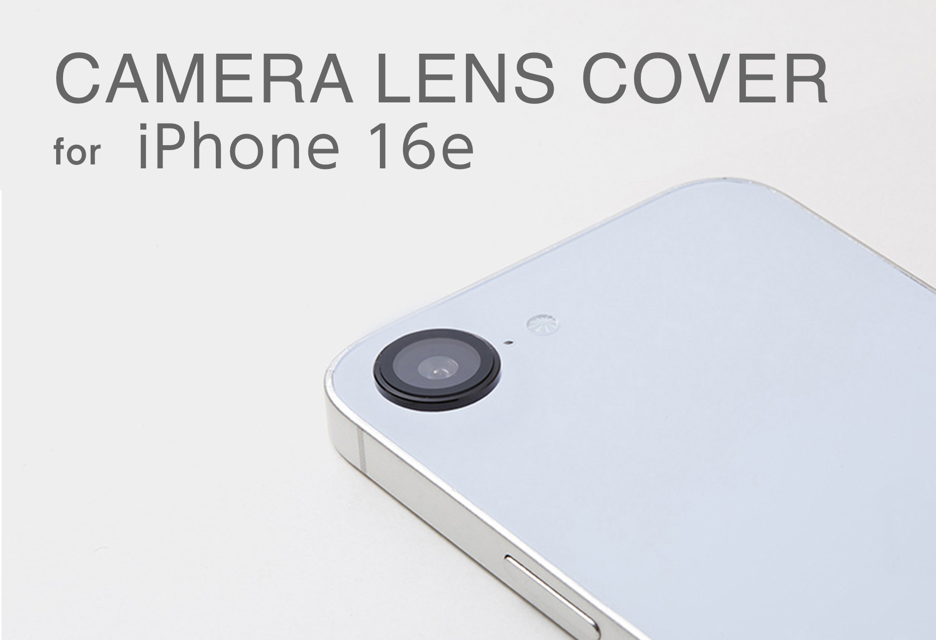 HYBRID CAMERA LENS COVER for iPhone 16e