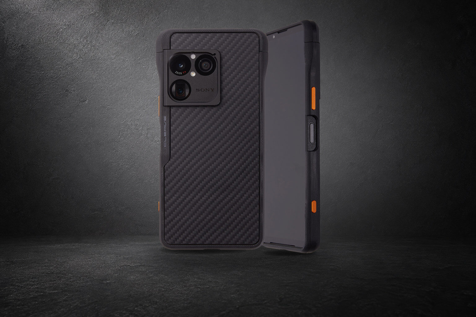 CLEAVE G10 Bumper CHRONO for Xperia 1 VIII 背面と画面側