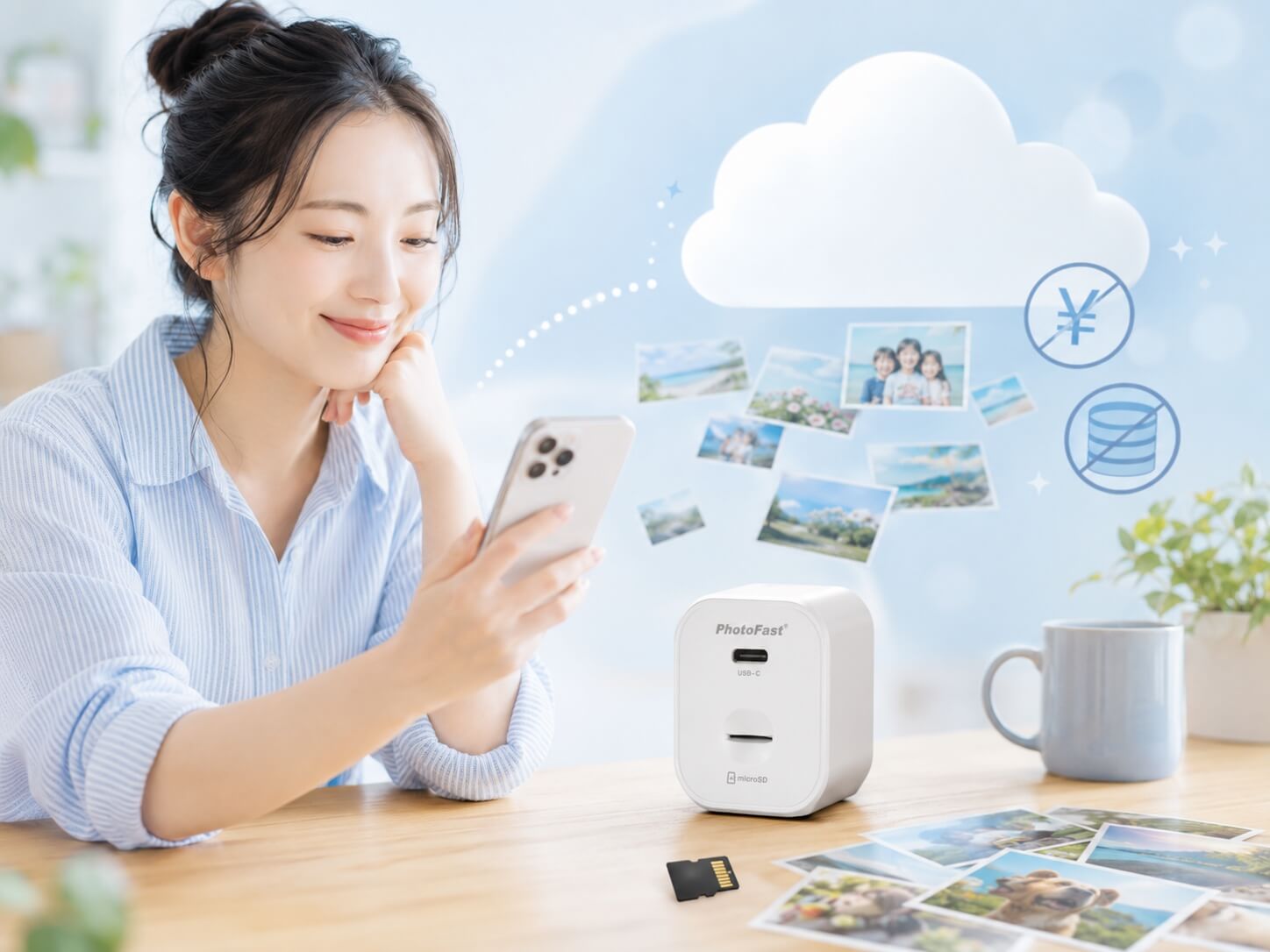 クラウド容量の悩みを軽減するPhotoPower Plus