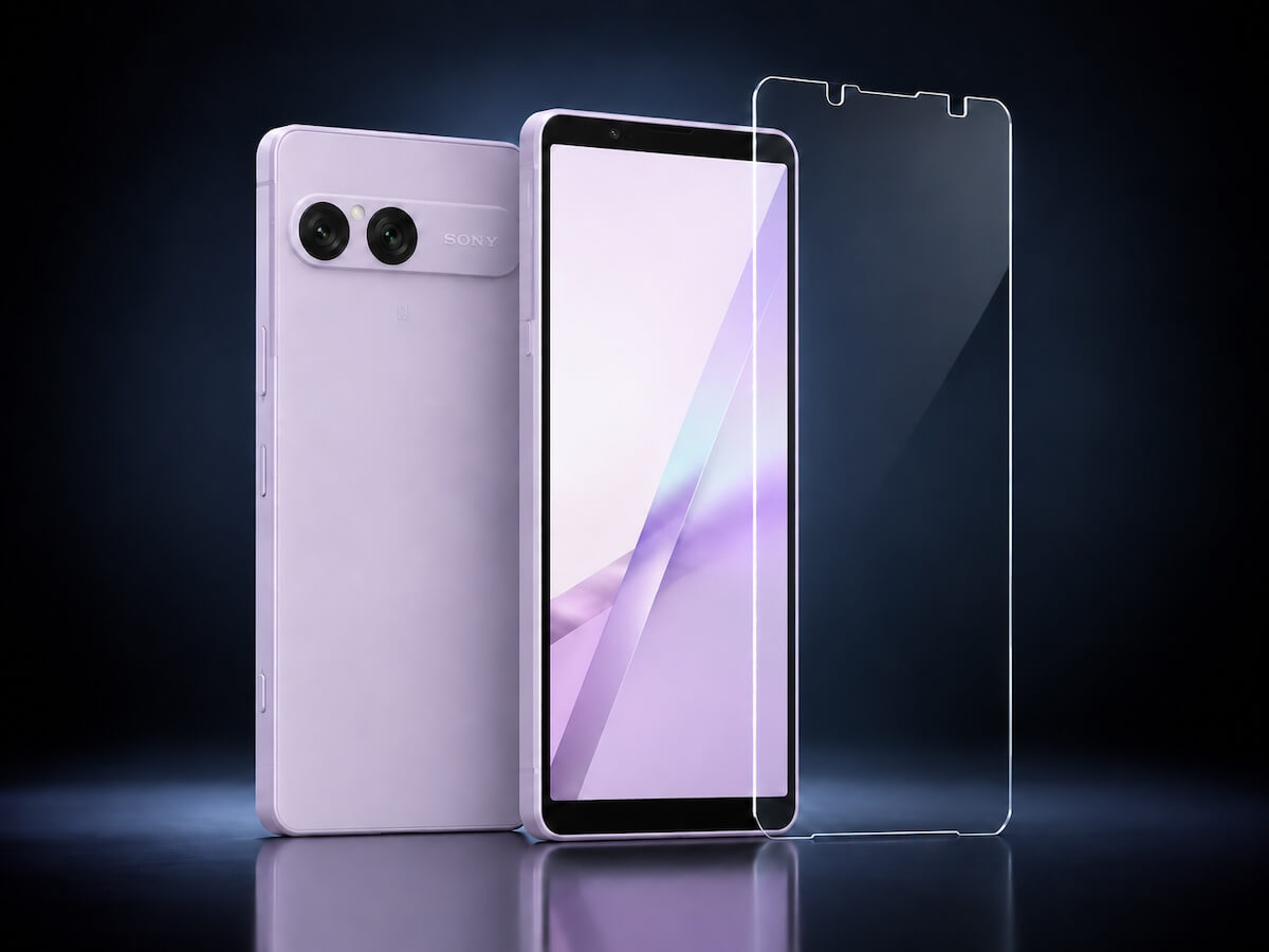 Xperia 10 VIII / 10 VIIとガラスフィルムのプレミアムなプロダクトカット