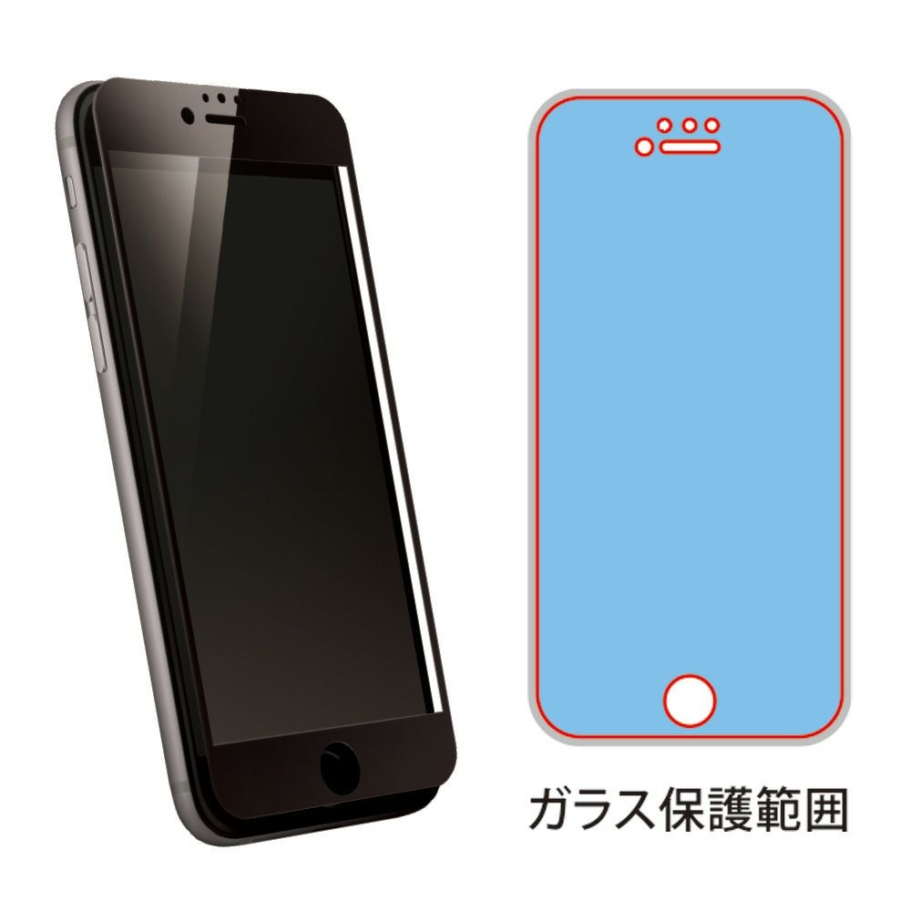 TOUGH GLASS 3D for iPhone SE（第3世代/第2世代）透明クリア