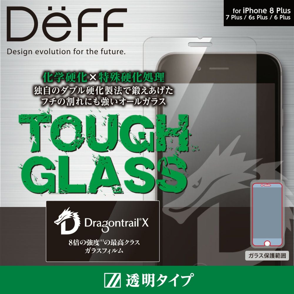 iPhone8 Plus / 7 Plus / 6s Plus / 6 Plus TOUGH GLASS