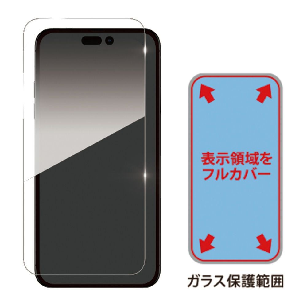 High Grade Glass Screen Protector for iPhone15 / 15 Pro （マット