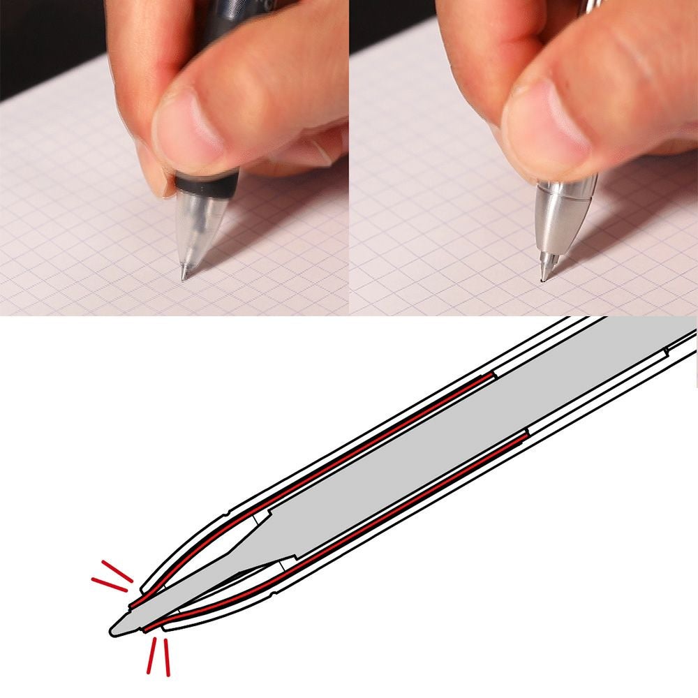 REFILL PEN JACKET 2ndモデル｜替芯装着イメージ 700種類以上の替芯に対応