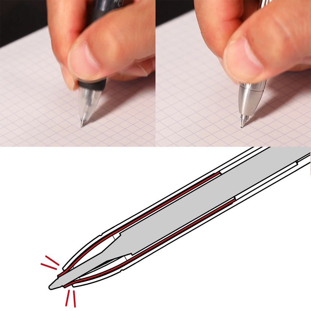 REFILL PEN JACKET 1stモデル｜替芯装着イメージ 700種類以上の替芯に対応