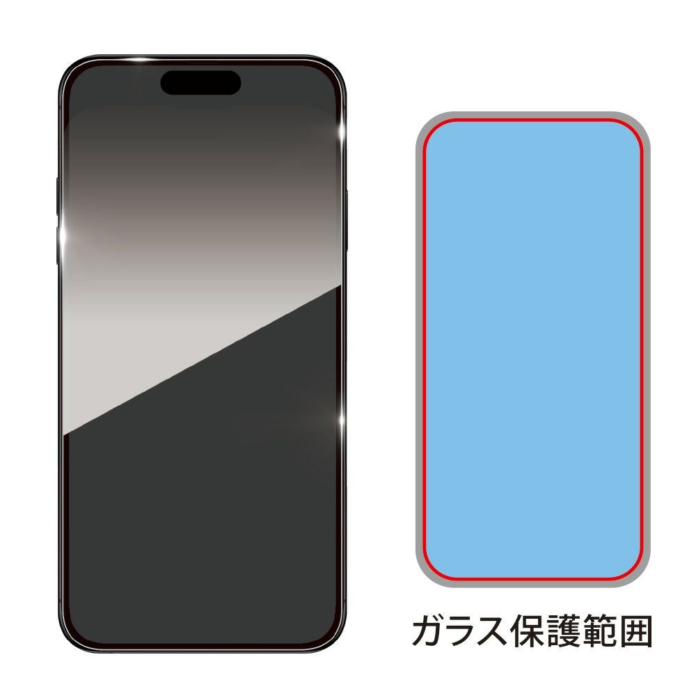 C.N.R 4-8-4 トビー製 6200 ULTRA HARD GLASS for iPhone 17 Series 透明・高光沢