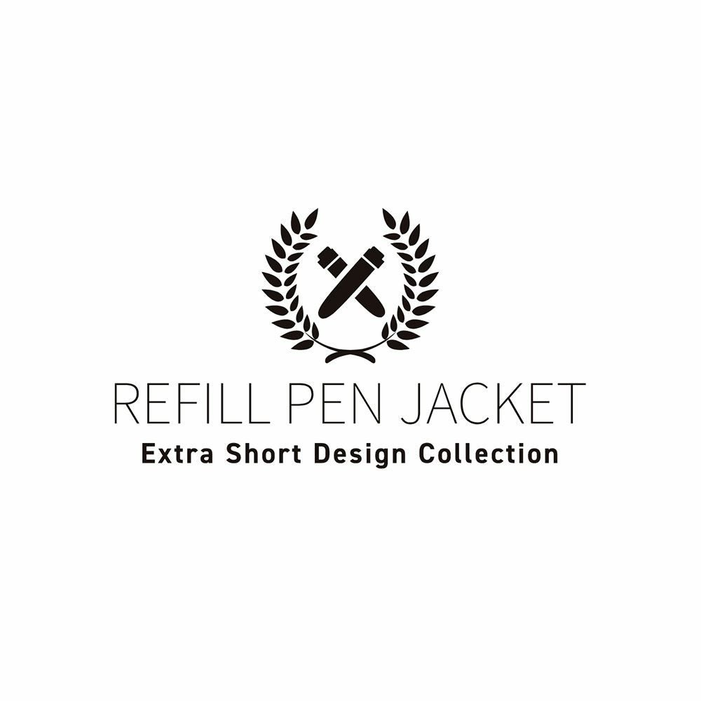 REFILL PEN JACKET Extra Short Design ロゴ