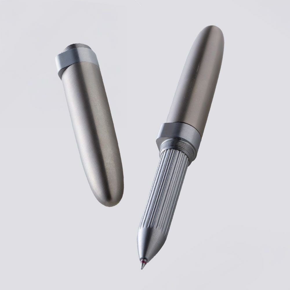 REFILL PEN JACKET Extra Short チタングレー｜極薄アルミ製ペンジャケット