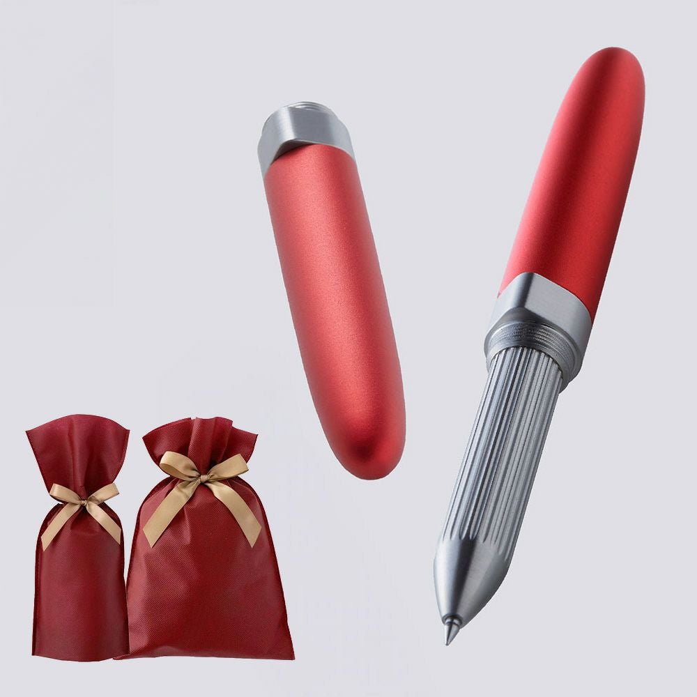 REFILL PEN JACKET Extra Short ルビーレッド｜専用スタンド付きギフトセット