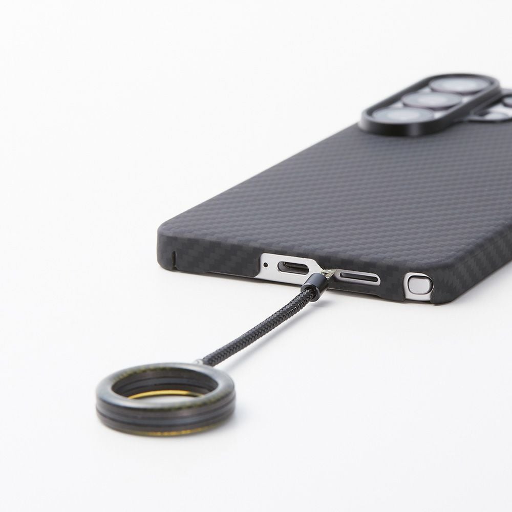 Galaxy S26 ケース DURO MagSafe対応メタルリング内蔵 背面