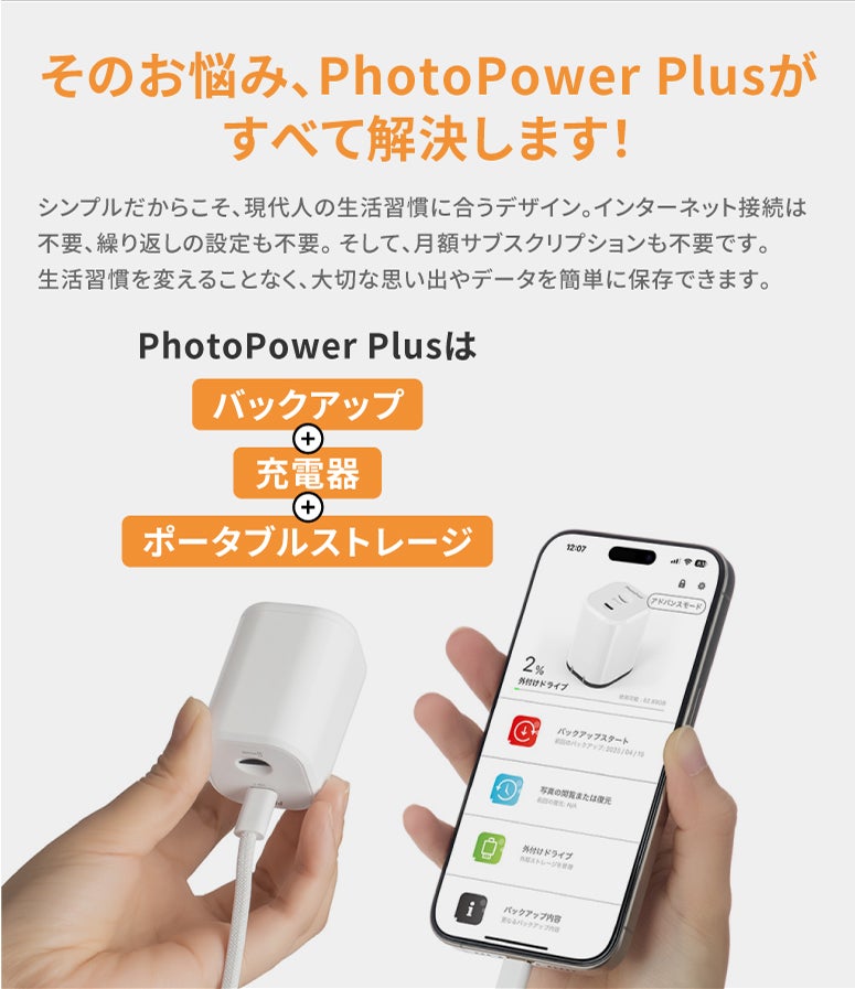 PhotoPower plus - 特長1