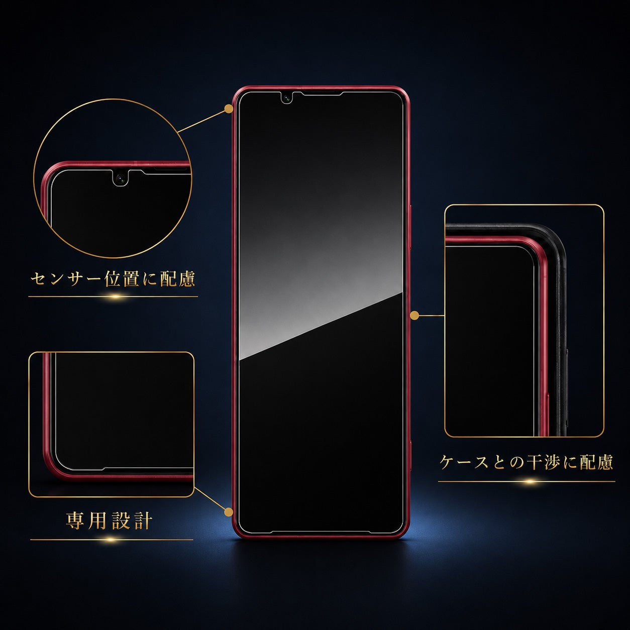PREMIUM GLASS for Xperia 1 VIII｜NANOCERAM採用 プレミアムガラス