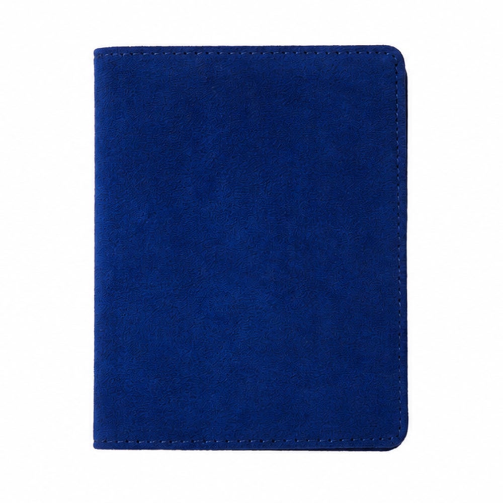 Alcantara®製電子車検証ケース 6408ブルーの表面
