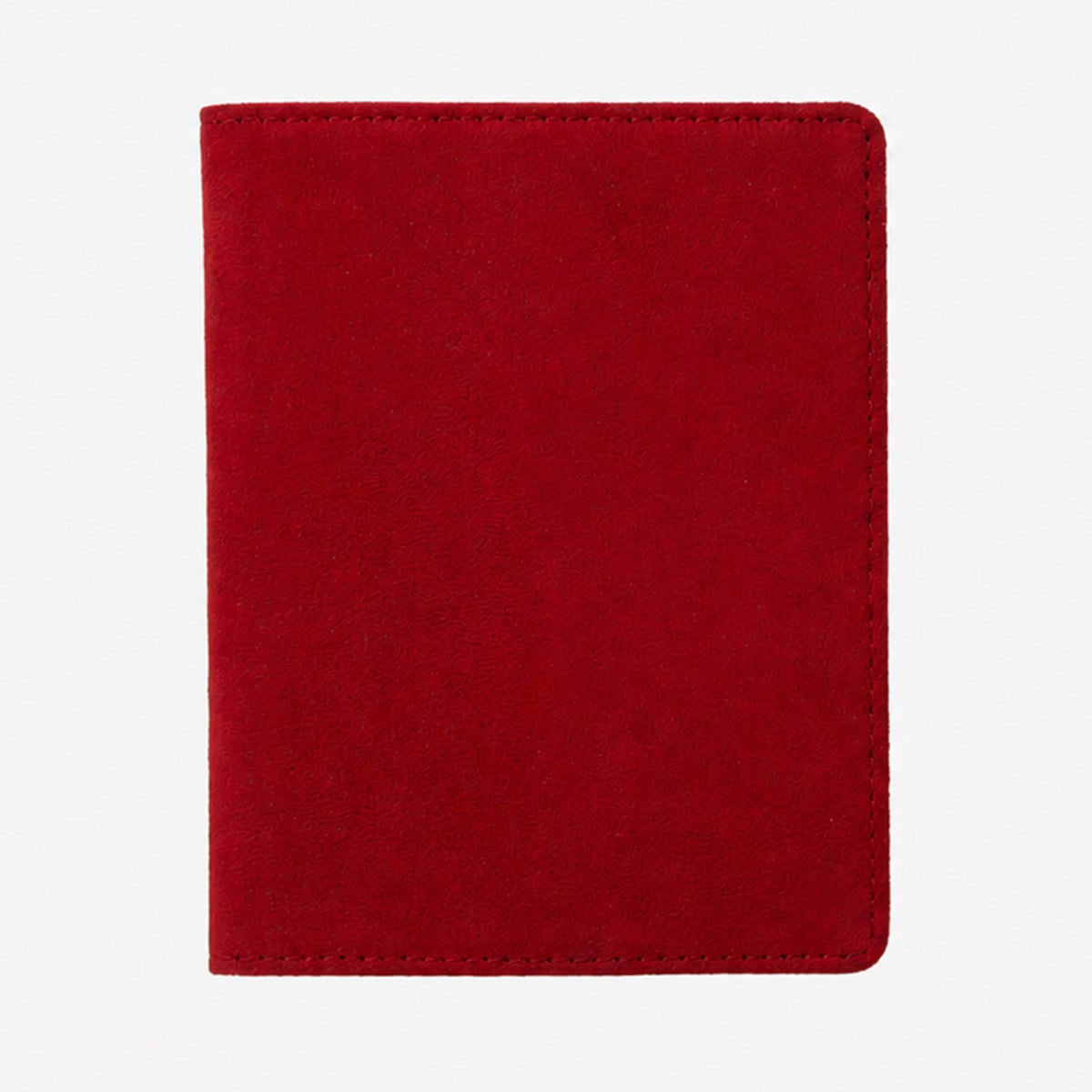 Alcantara®製電子車検証ケース 4996レッドの表面