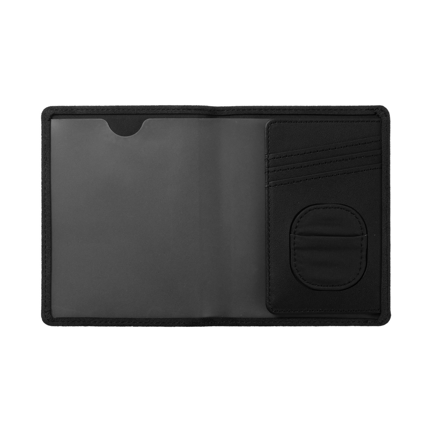 Alcantara®採用 超コンパクト電子車検証ケース｜AirTag収納・カード4枚