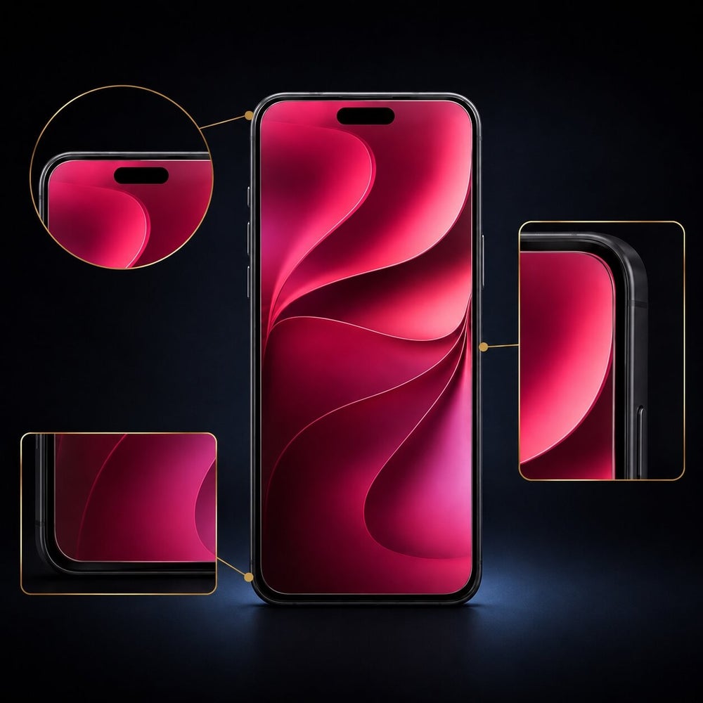 iPhone 18 Pro / Pro Max用 PREMIUM GLASS の製品カット