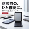 デスク上でMAGLETTEを開き、身だしなみを確認できるミラーとして使用した状態