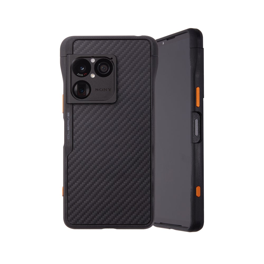 Deff CLEAVE G10 Bumper CHRONO for Xperia 1 VIII アラミド背面プレート搭載スマートフォンケース